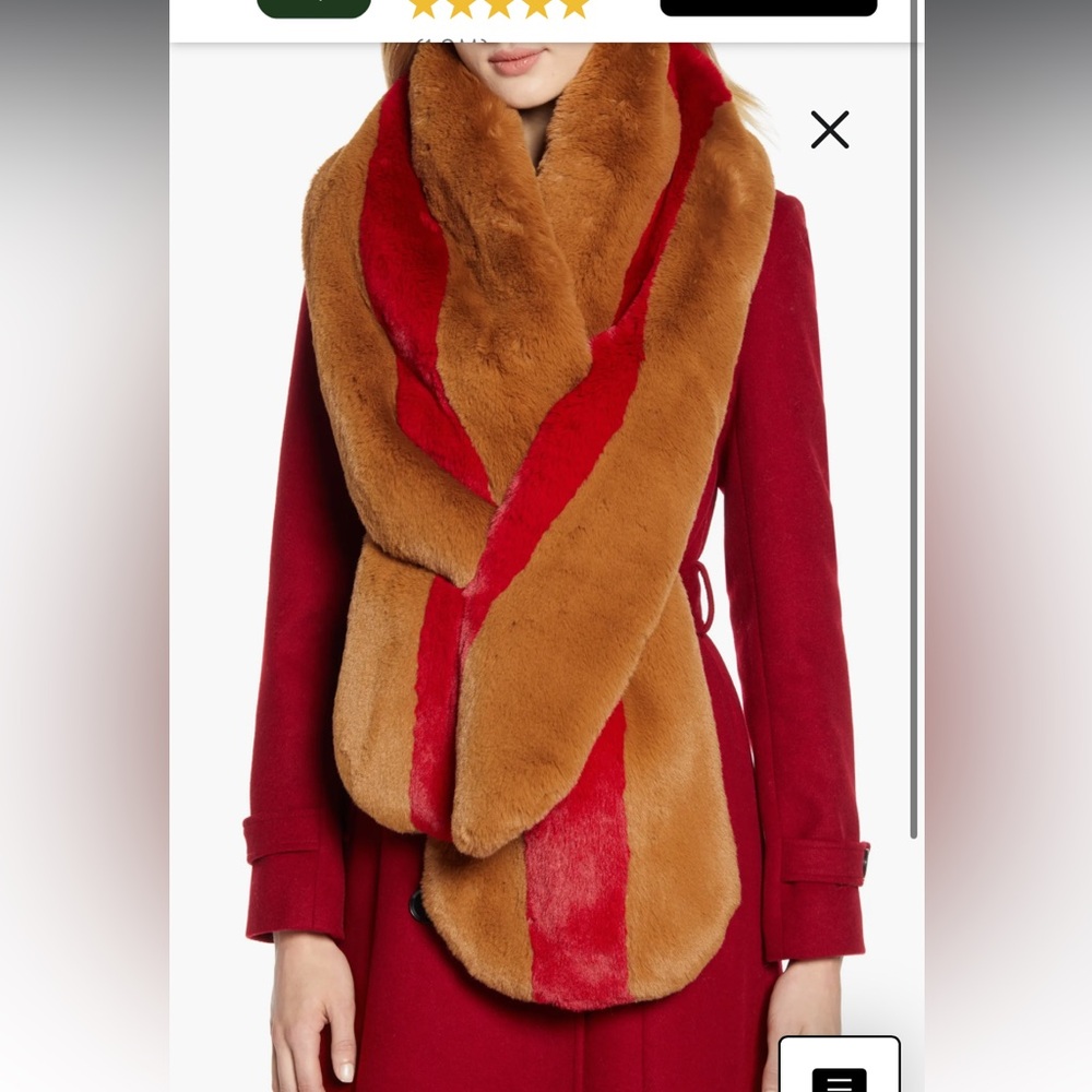 Atlantic Pacific Faux Fur Stole